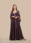 Long Satin &amp; Lace Nightdress &amp; Robe Set