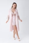 Satin Powder Nightgown Set