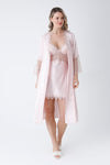 Satin Powder Nightgown Set